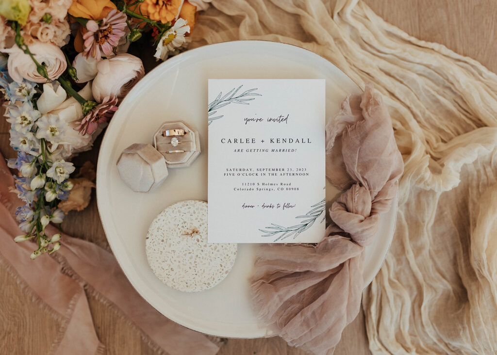 Wedding details at The Lofthouse in Colorado Springs
